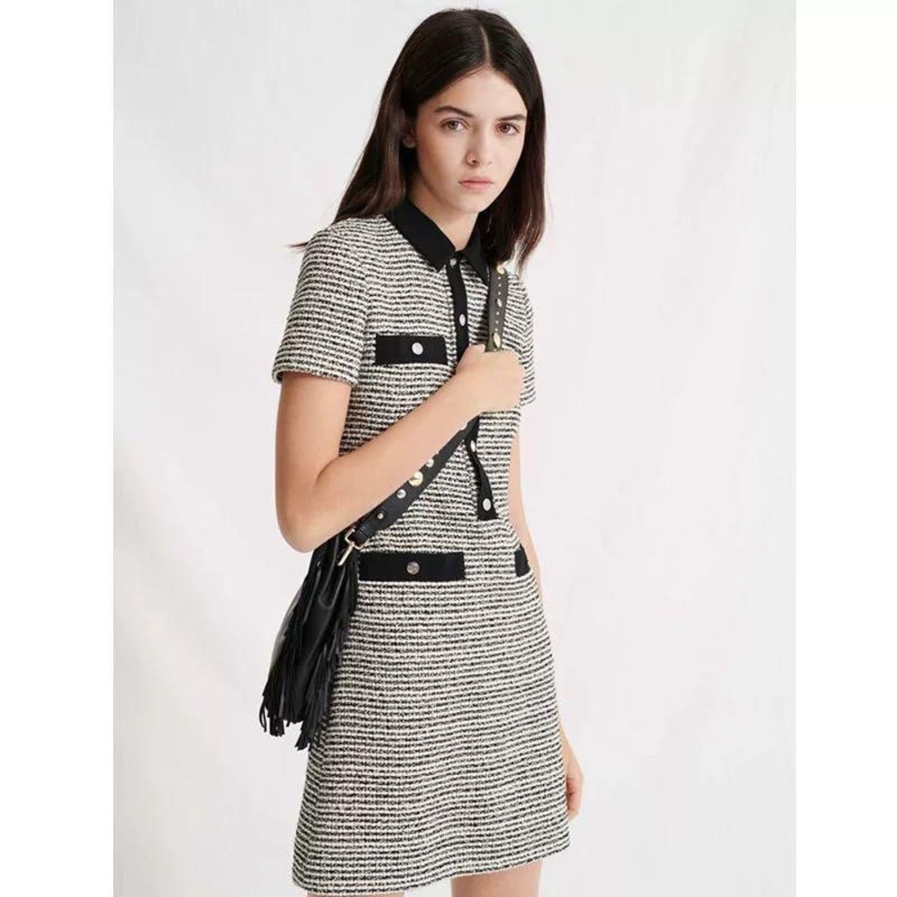 Maje Renala Tweed Dress